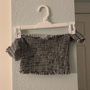 Pacsun checkered crop top